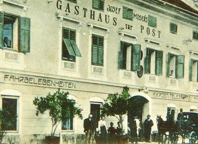 Gasthaus Post um 1900